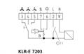 Eberle KLR-E 7203 - termostat pro klimatizace a fan coily
