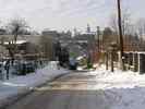Ulice Na Hradčanech v zimě