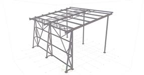 Shed steel structure MCHZ Ostrava