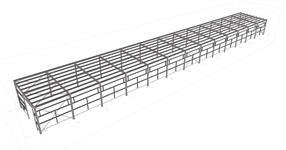 Warehouse steel structure extension