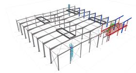 steel structure of warehouse