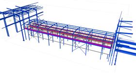 reconstruction of the building steel structure